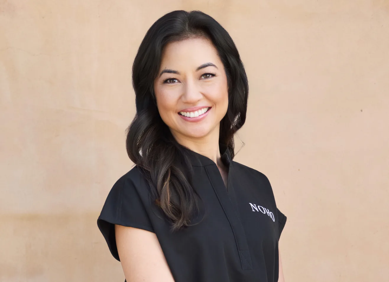 Tina Wu, MD, in NOHO scrubs